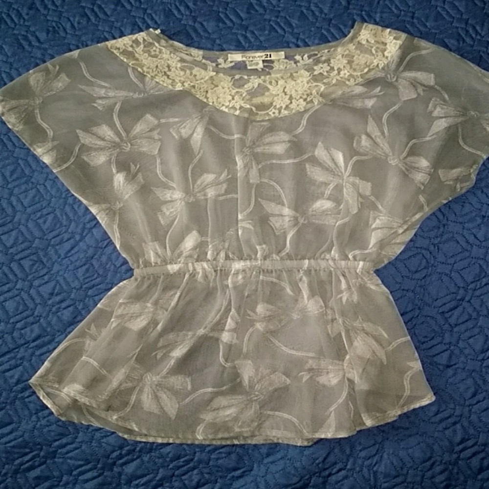 Sheer blouse
